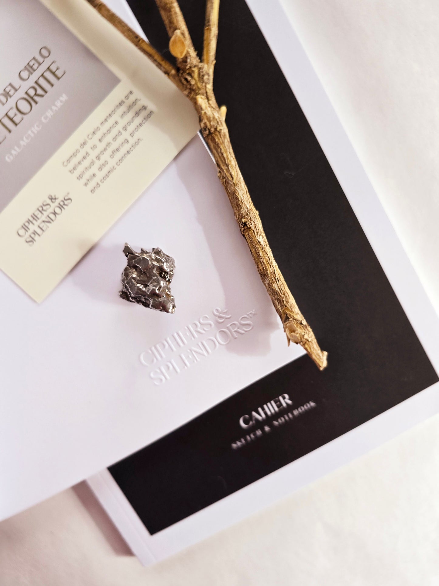 Campo del Cielo Meteorite Power Crystal & Journal Set