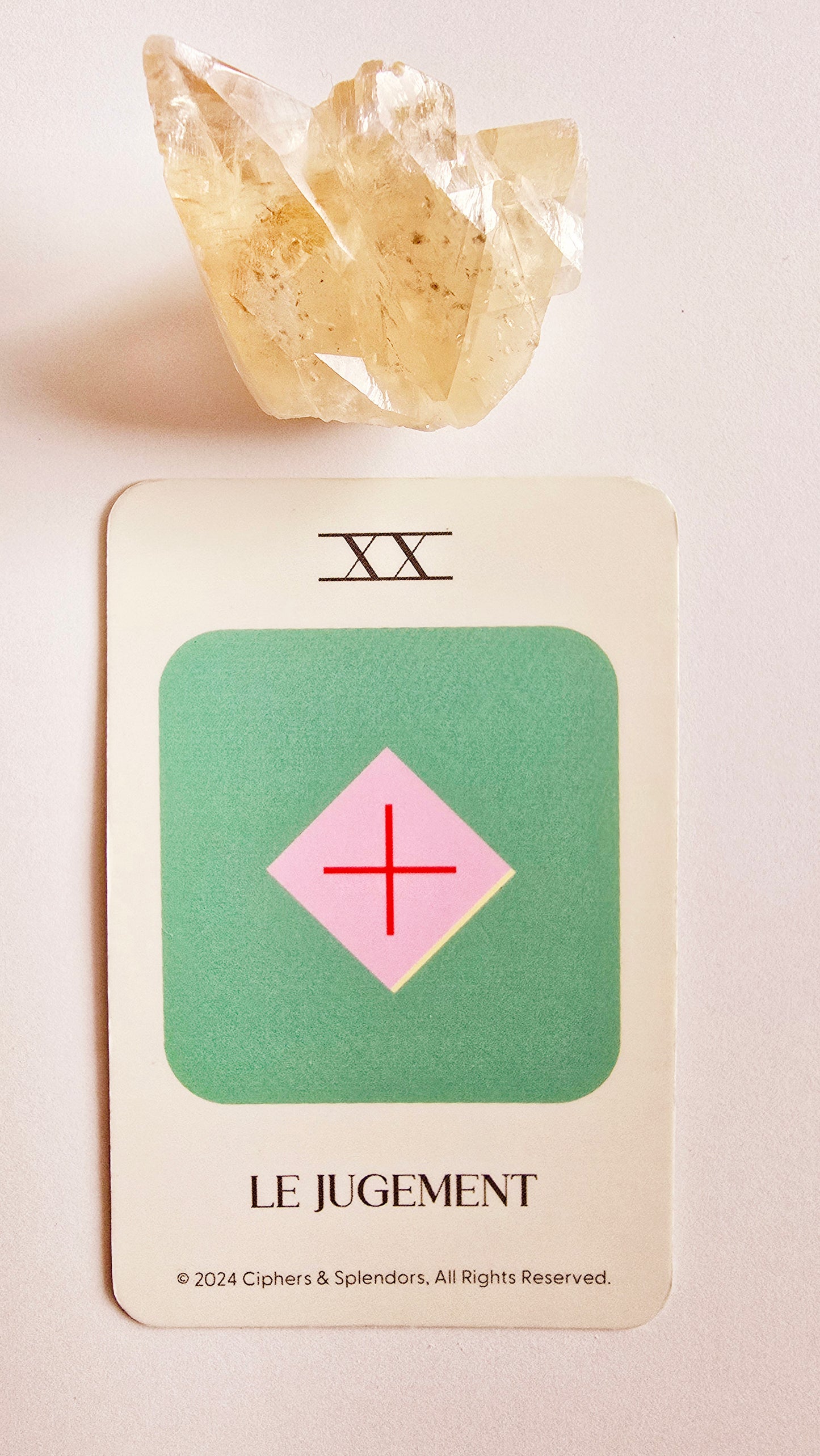 Le Jugement Crystal & Journal Set
