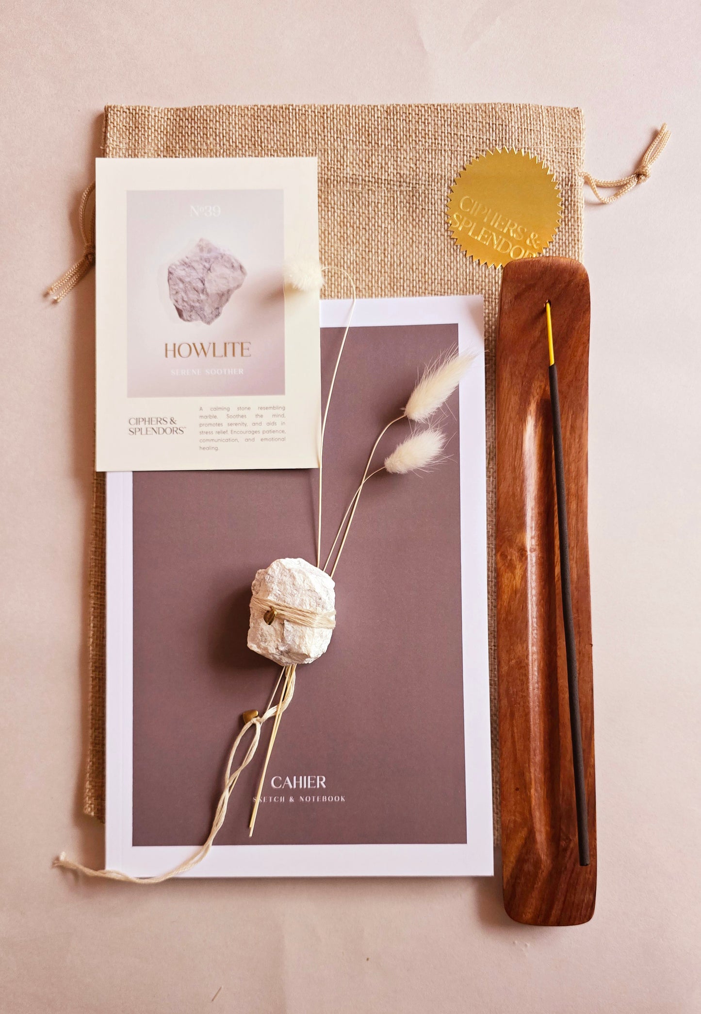 Unbreakable Peace Crystal & Journal Set