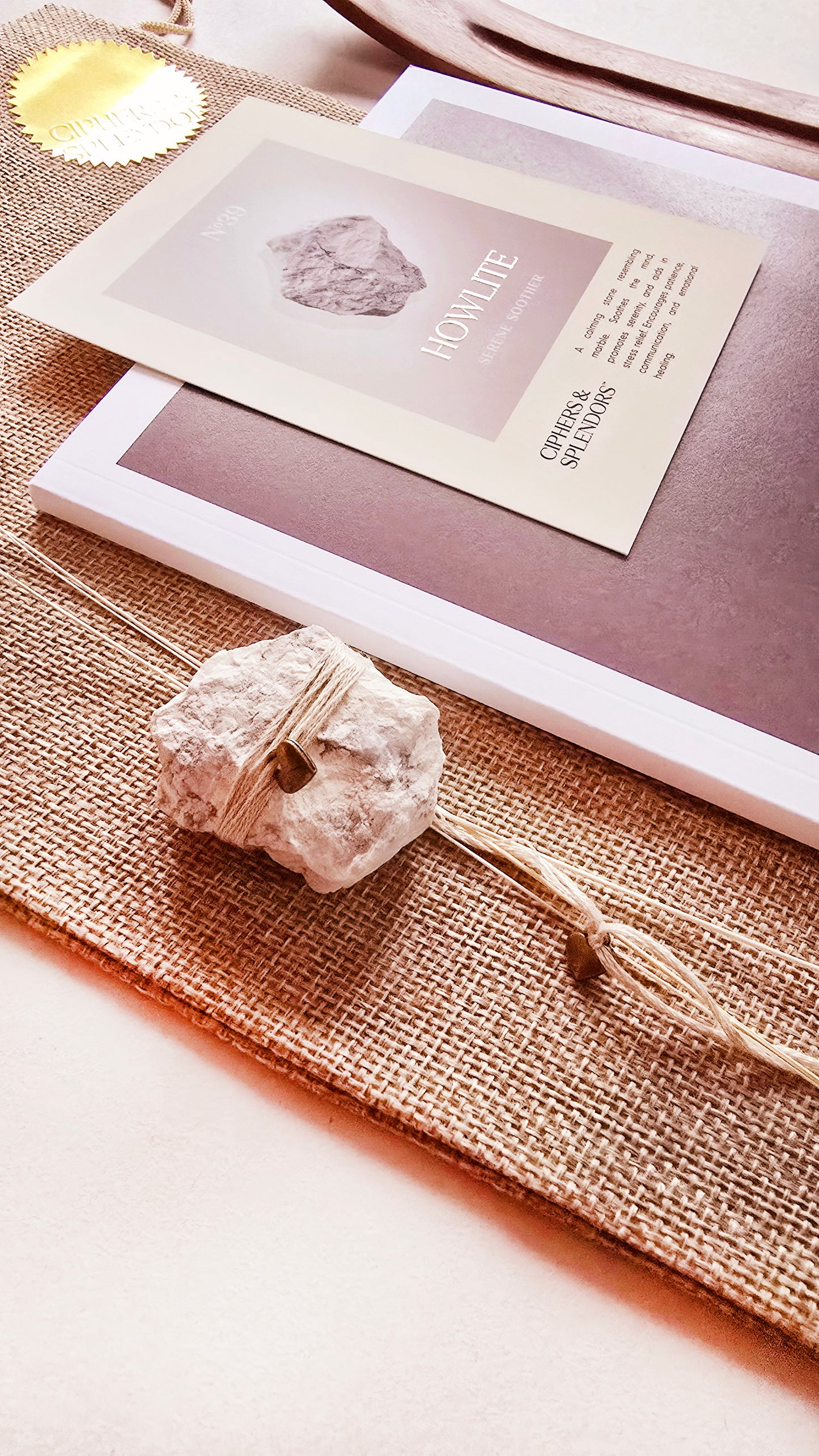 Unbreakable Peace Crystal & Journal Set