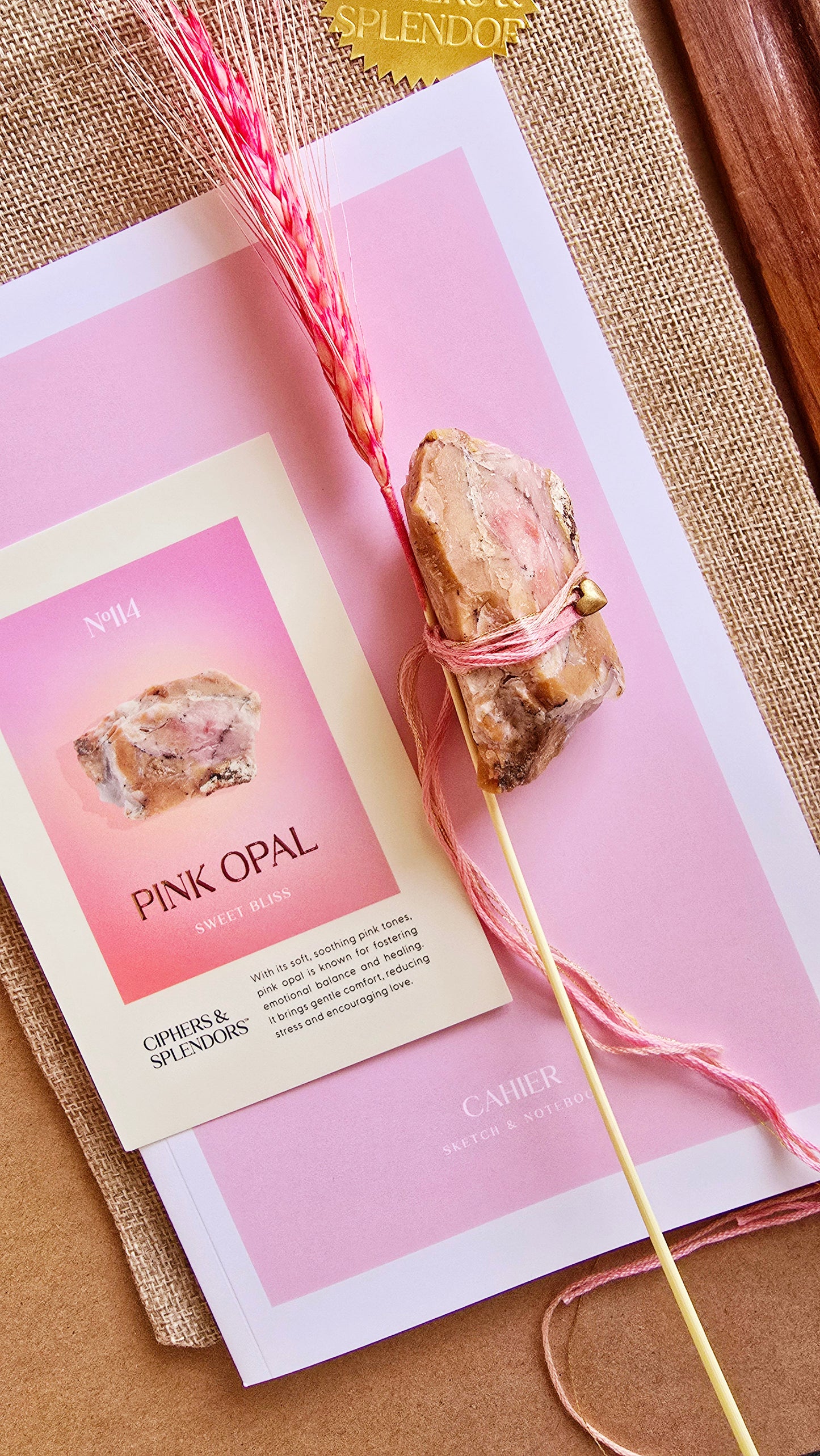 Kindness Crystal & Journal Set