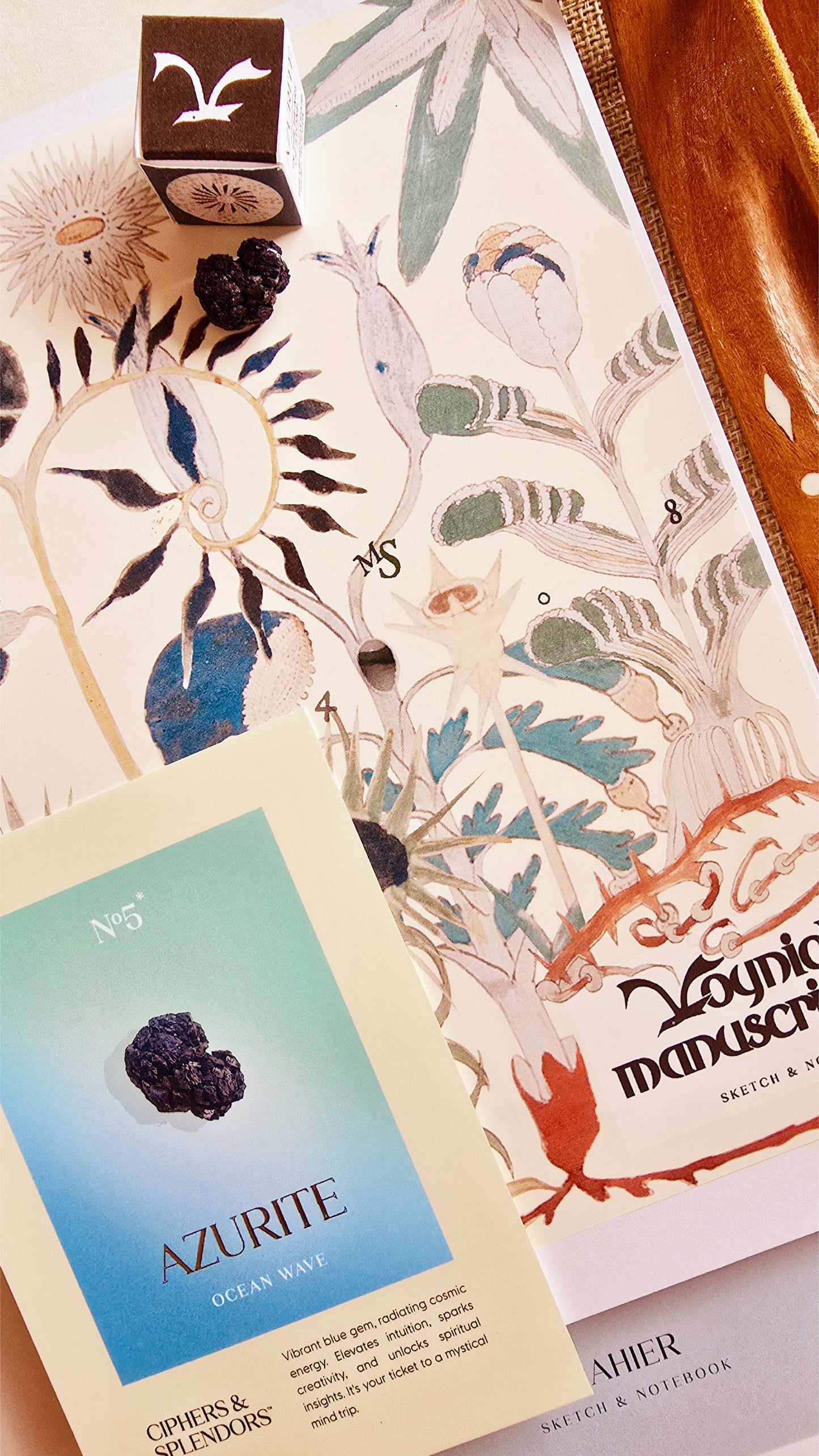 Wilfrid Voynich III Crystal & Journal Set