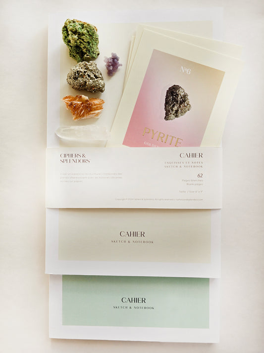 Lemurian Quartz Stationery Kit