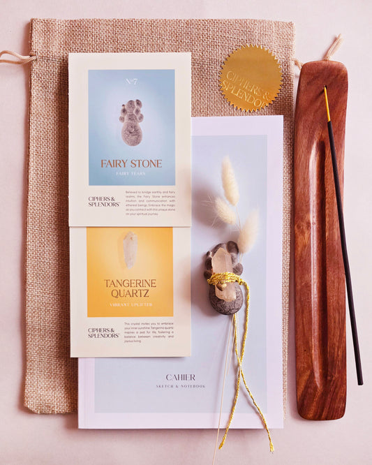 Tangerine & Fairy Crystal & Journal Set