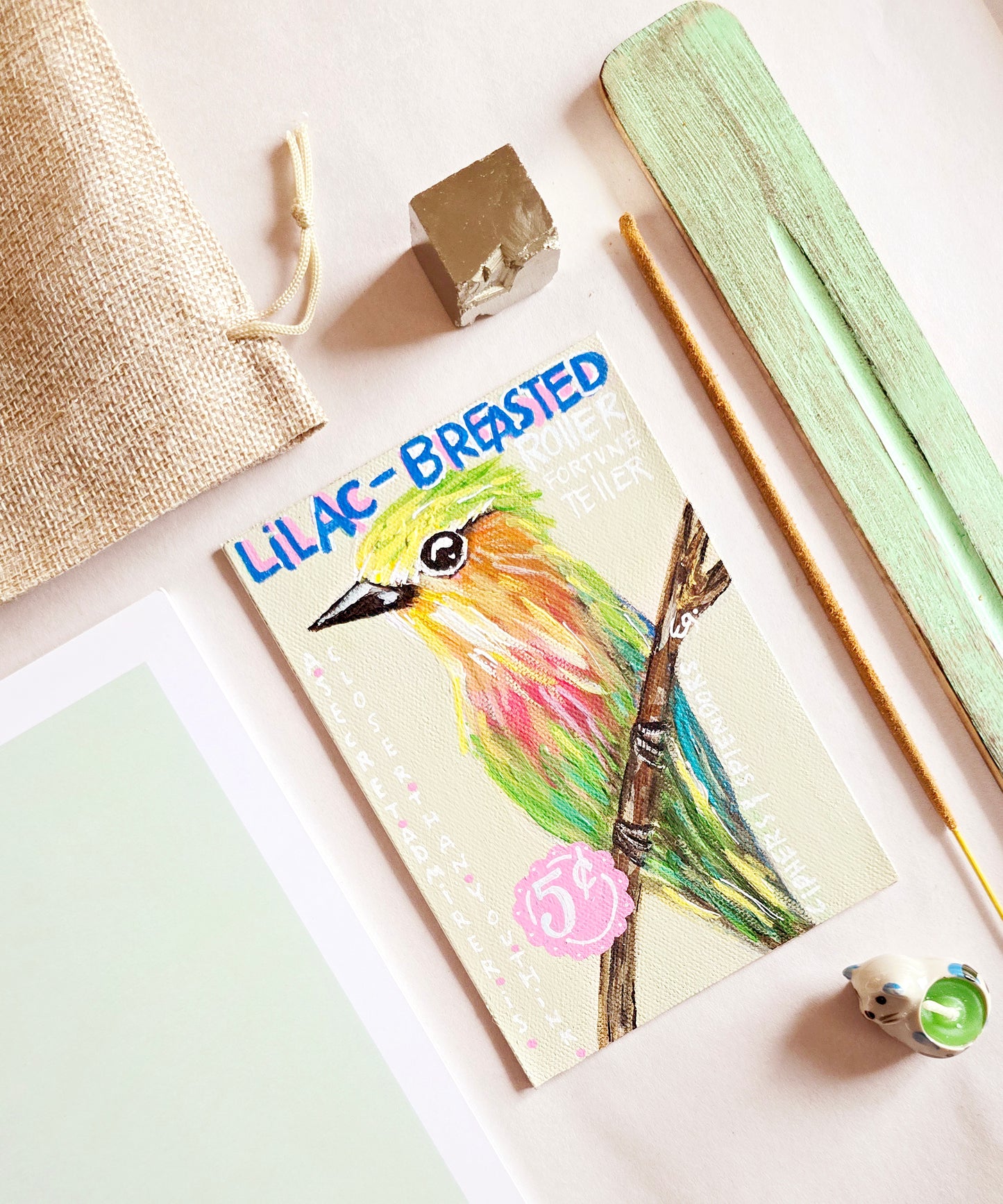 The Lilac-breasted Roller Pocket Ritual journal set - A Secret Admirer is closer than you think