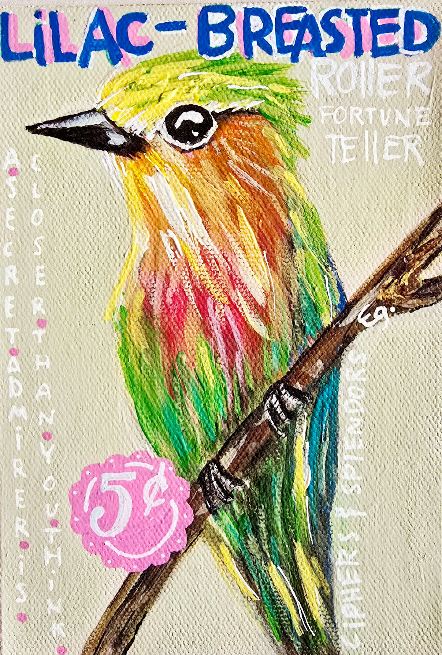 The Lilac-breasted Roller Pocket Ritual journal set - A Secret Admirer is closer than you think