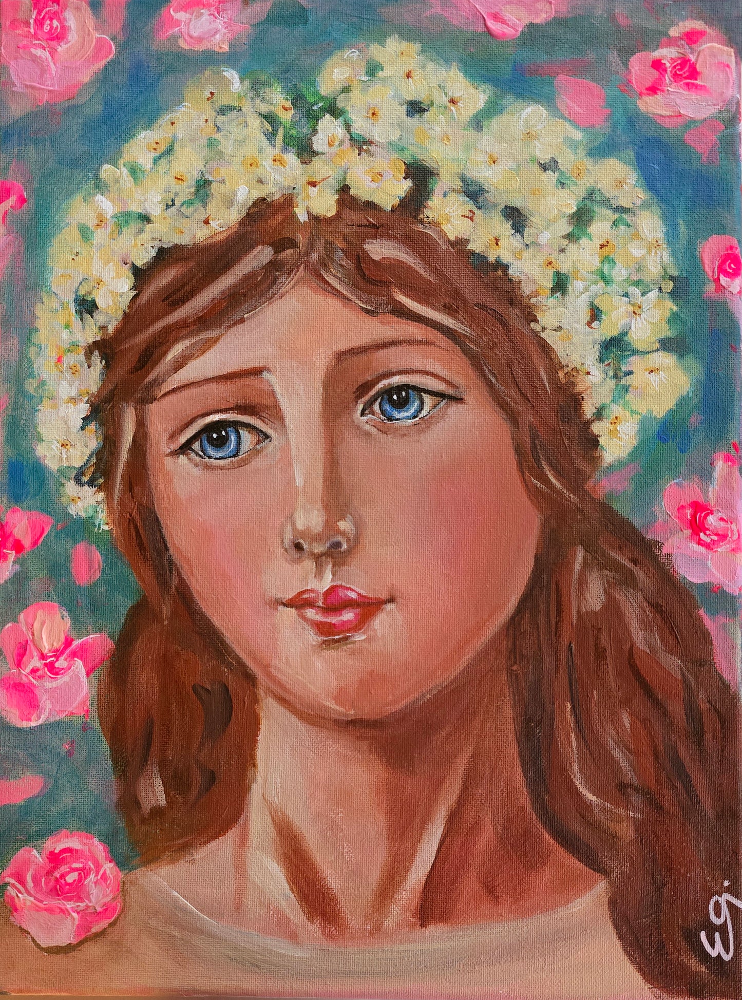 Love & Wisdom (2 paintings)