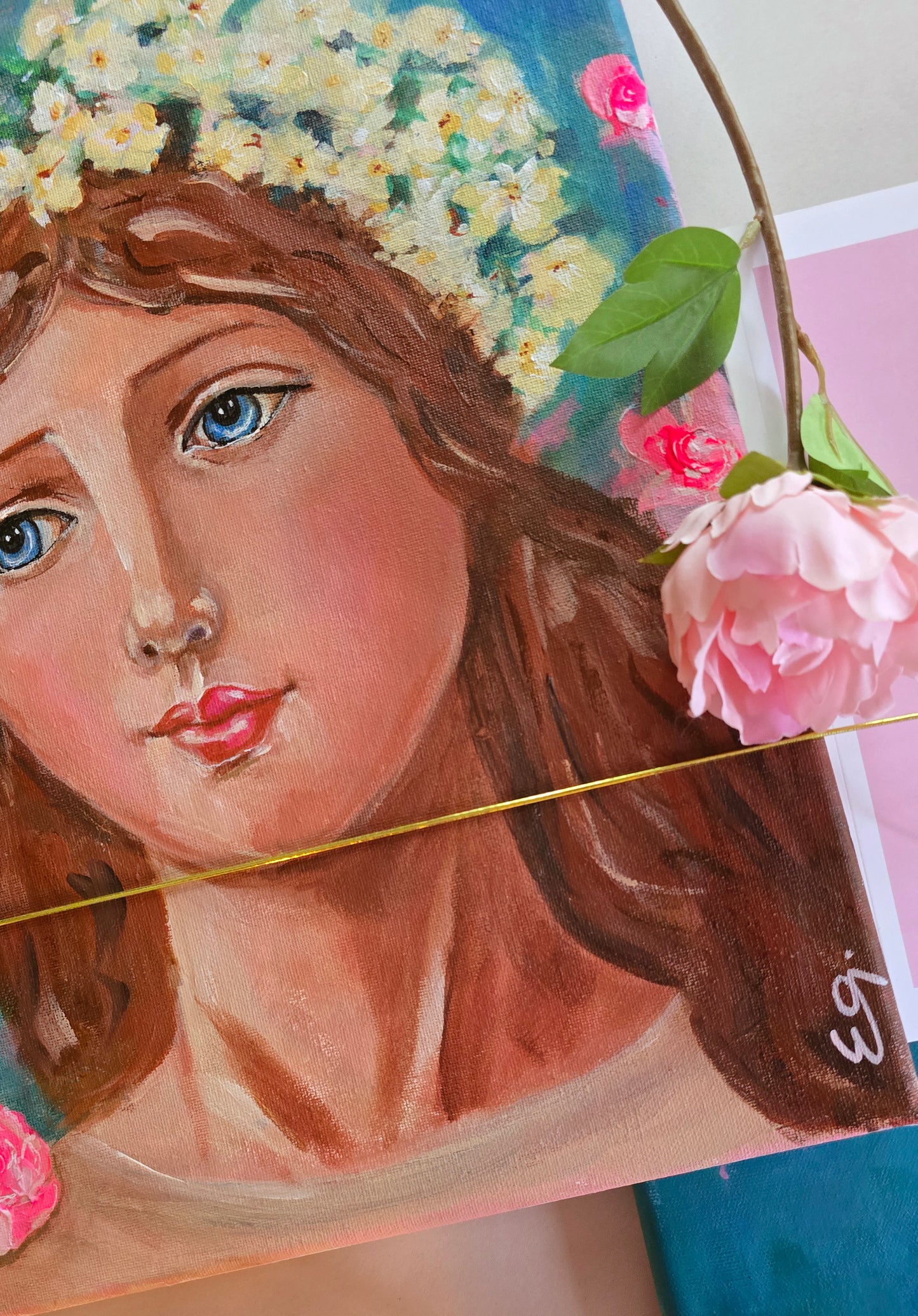 Love & Wisdom (2 paintings)