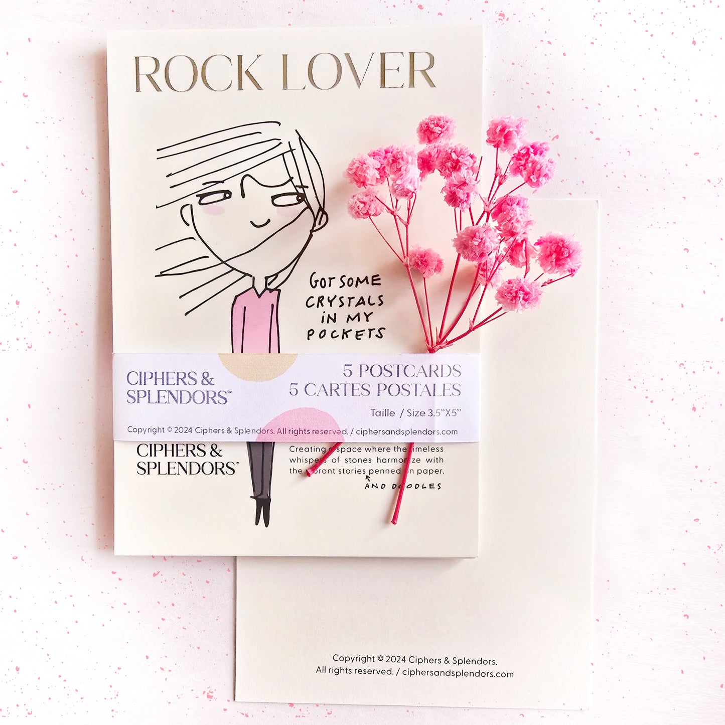 Rock Lover Postcards / Set of 5